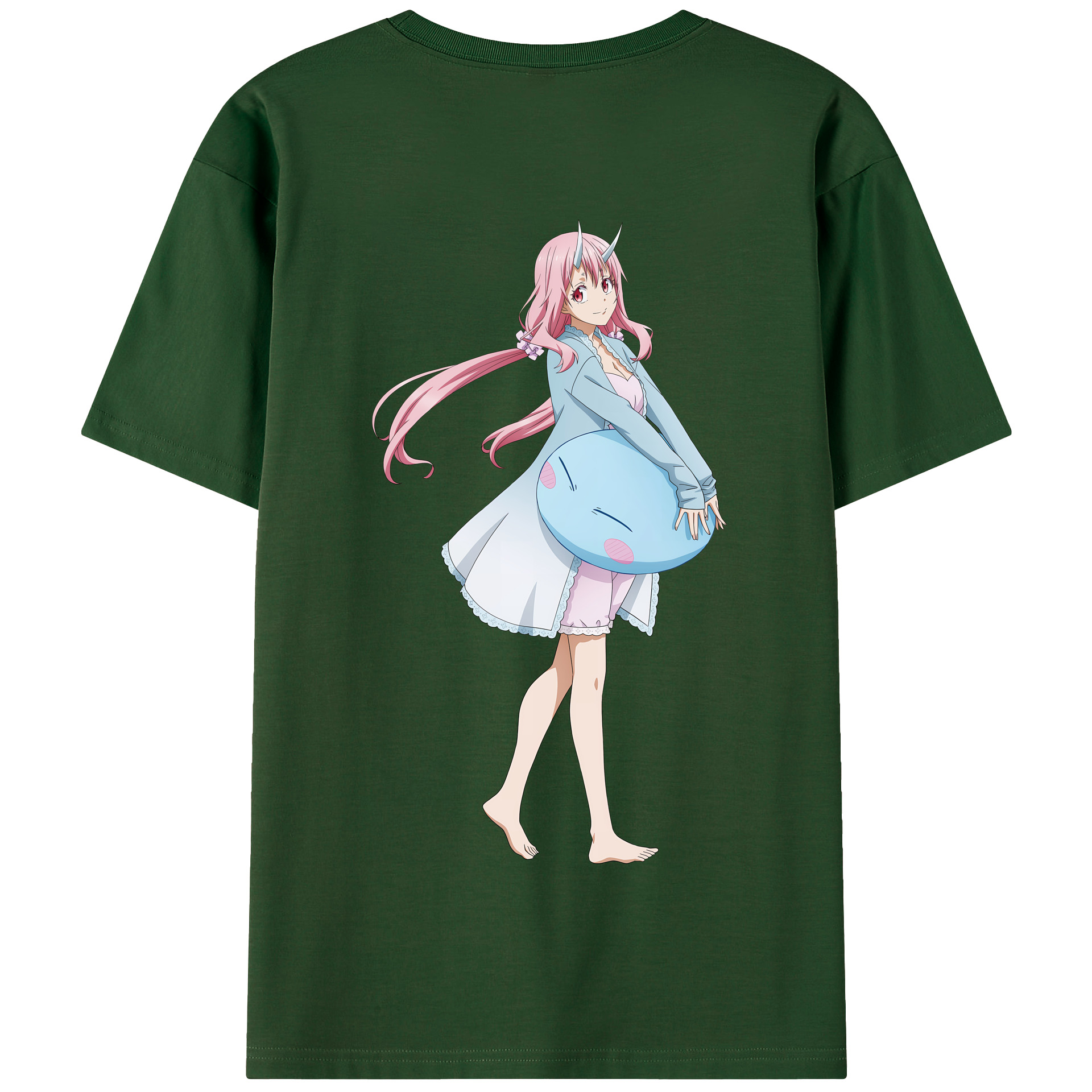 （画像用） 転スラ Regarding Reincarnated to Slime 綿100％半袖Tシャツ（背面プリント）